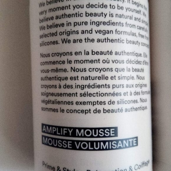 Authentic Beauty Concept Amplify Hair Mousse 200 ml - Picture 4 of 9